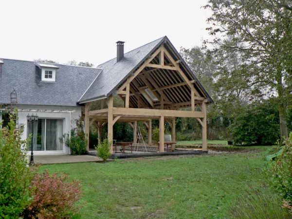 Extension de maison en chêne massif Lenoir Bois